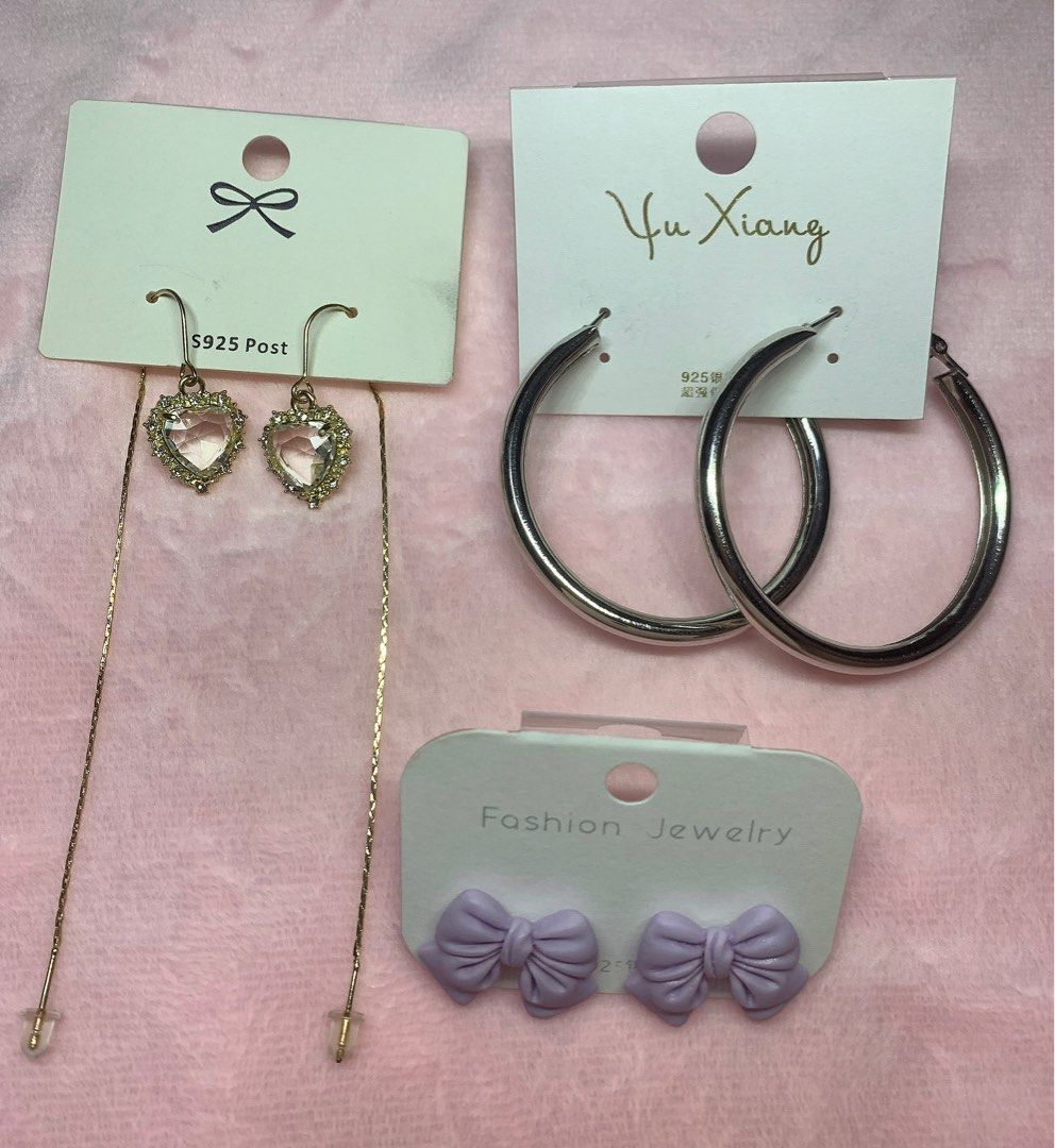 Earrings Clearance Bundle, Women's Fashion, Jewelry Organisers
