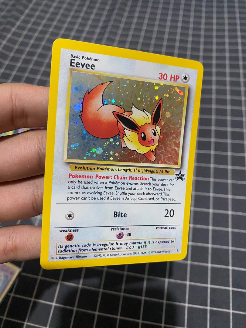 Pokemon - Eevee (11) - Wizards Black Star Promos - Holo