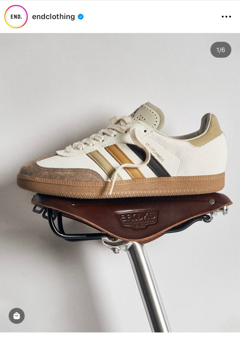 END. x Adidas Velosamba Social Cycling - legend ink team coffee