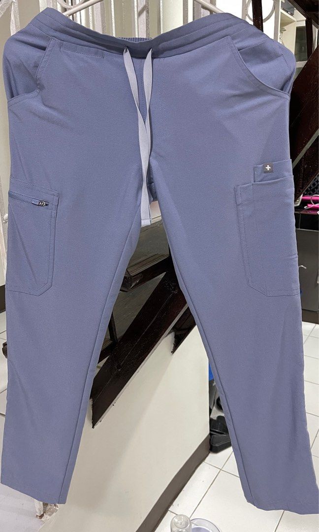 FIGS Yola Scrub Pants Petite XXS - Vapor Blue Space Dye (LIMITED EDITION),  Women's Fashion, Activewear on Carousell