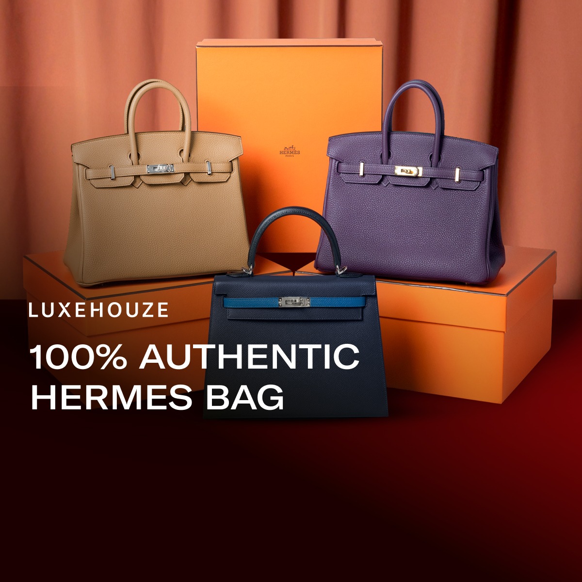 Hermes Kelly 28 Blue Lin Togo Phw, Luxury, Bags & Wallets on Carousell