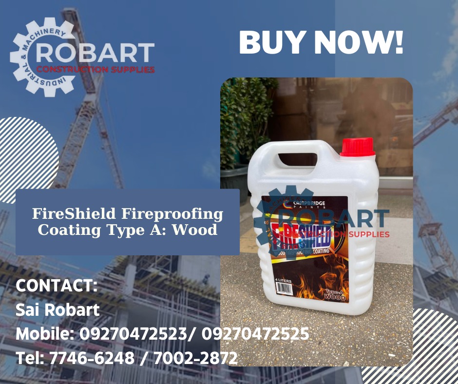 Fireshield Fireproofing Coating Type A: Wood, Commercial & Industrial ...