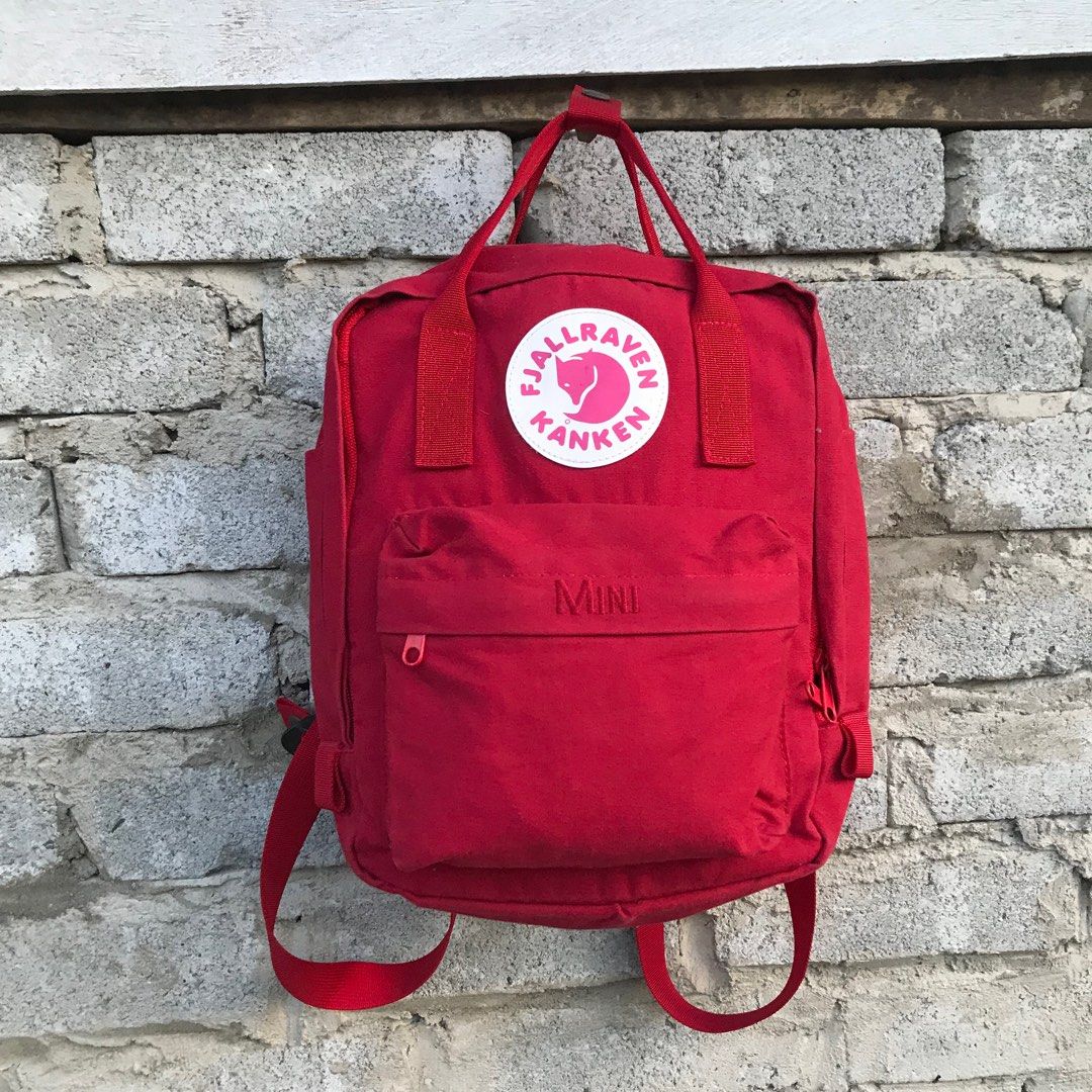 fjallraven kanken mini back pack, Women's Fashion, Bags & Wallets, Backpacks  on Carousell