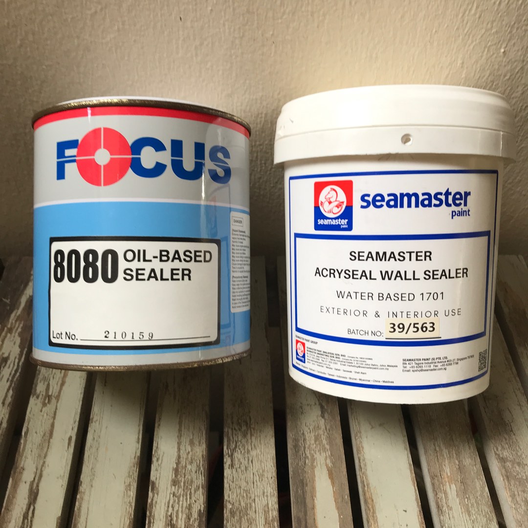 Paint Sealers (1 Litre) Focus 8080 & Seamaster Acryseal, Furniture & Home Living, Home