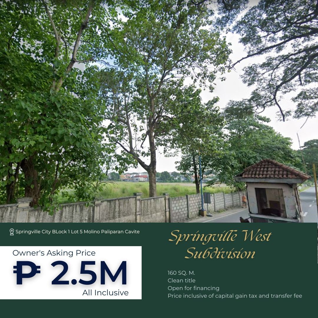 For Sale Springville West Subdivision Residential Lot in Molino