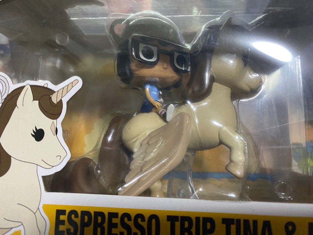 FREE COURIER Espresso Trip Tina Unicorn Funko Pop Ride Bob s Burgers