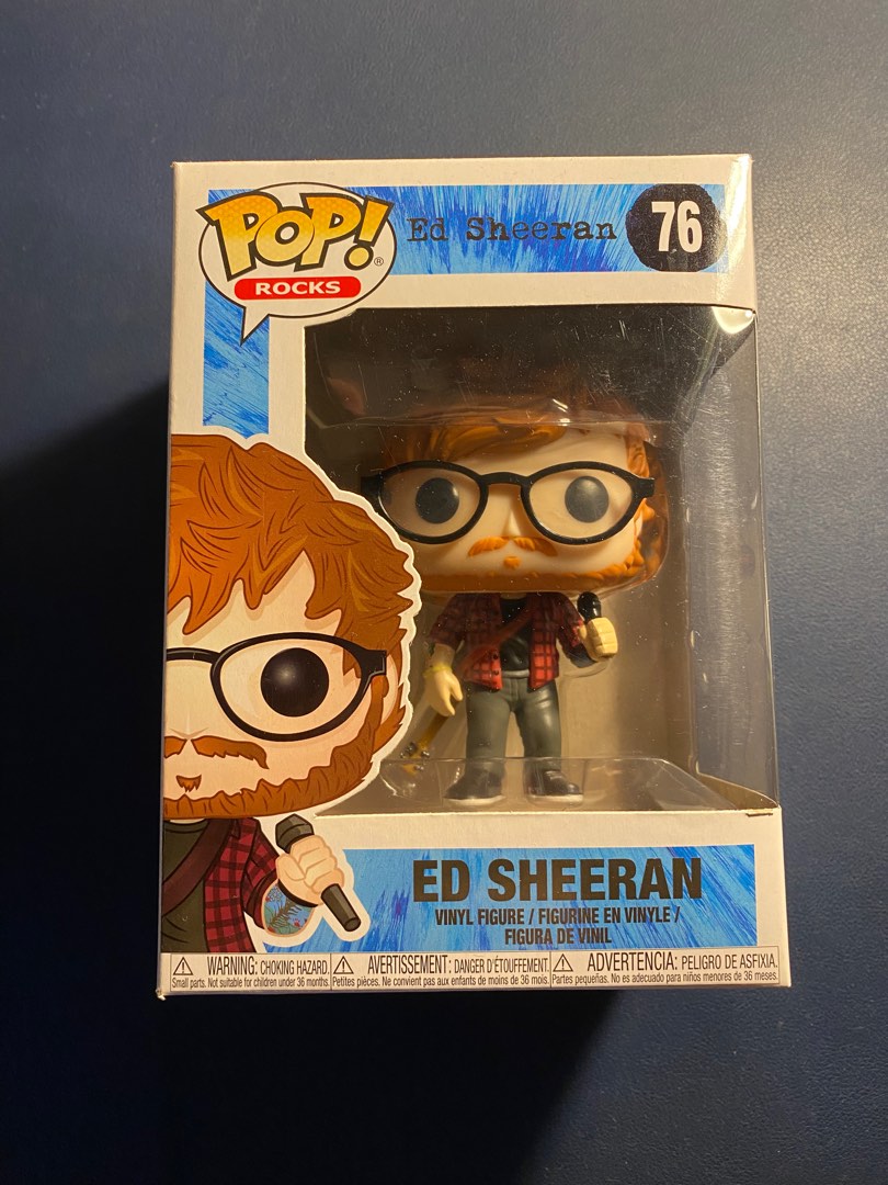 Funk Pop Rocks! - Ed Sheeran, Hobbies & Toys, Toys & Games on Carousell