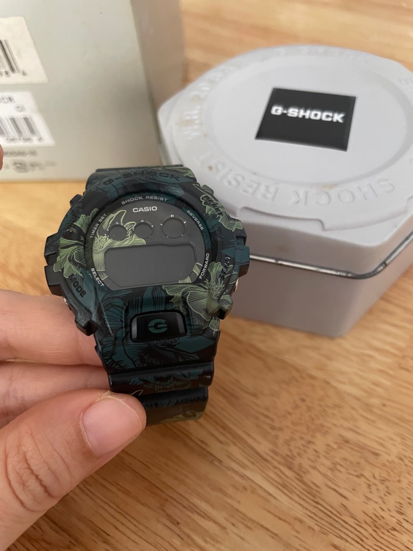 G shock floral green online