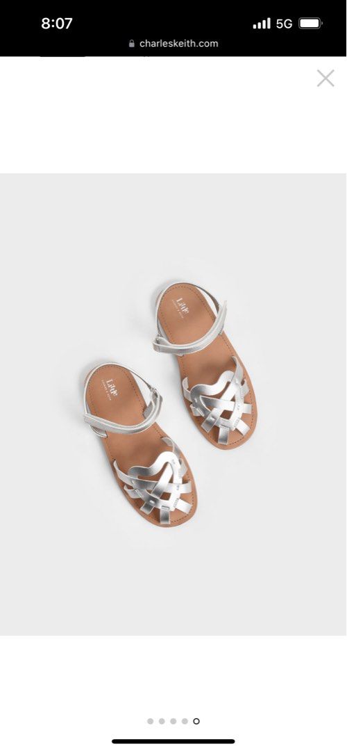 Girls caged clearance sandals