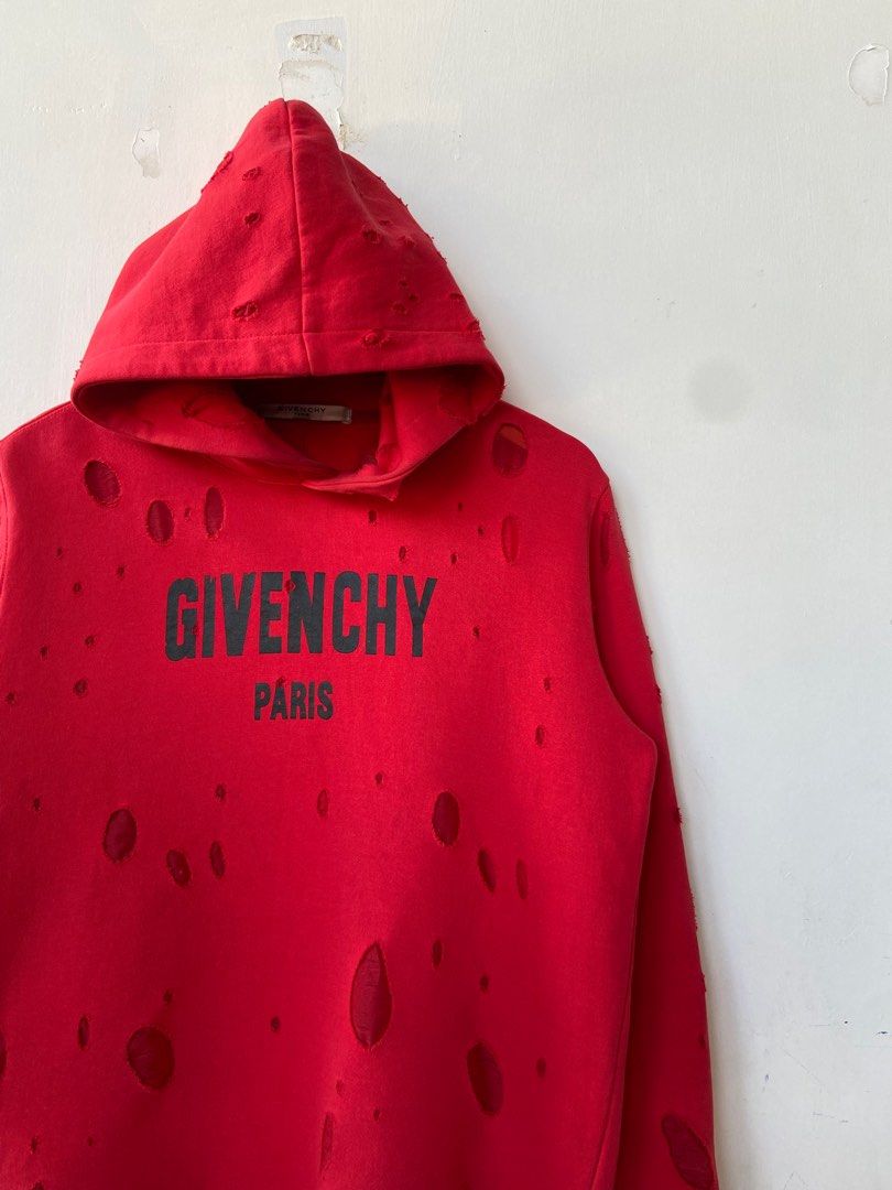 Givenchy destroyed hoodie