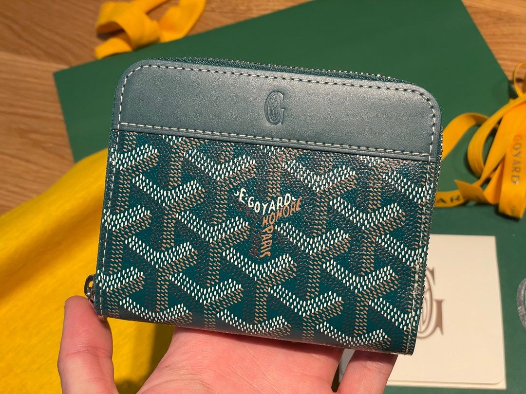 Goyard Matignon PM Wallet, Green