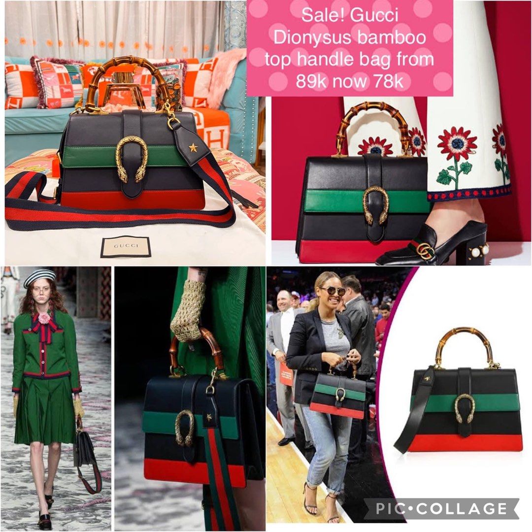 Gucci Dionysus Bamboo Top Handle Luxury Bags Wallets on Carousell
