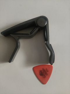 Guitar Capo and Pick