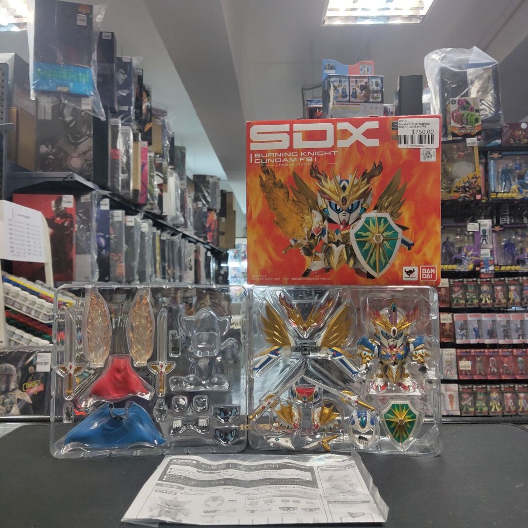 Gundam-SDX Burning Knight Gundam F91 20230509057, 玩具收藏品, 手辦