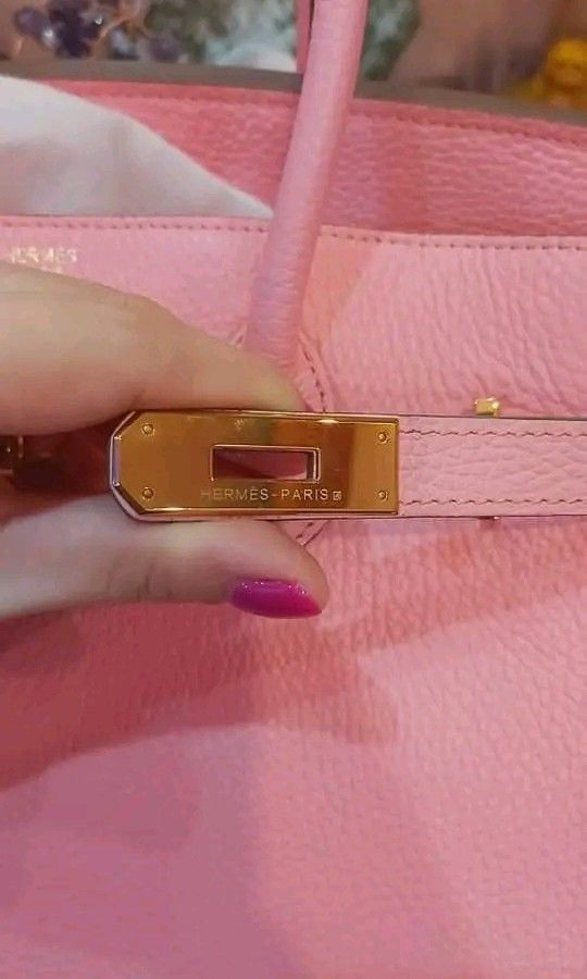 Hermès Birkin 25 Bag Rose Sakura Pink - Gold Hardware Swift