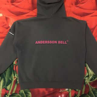 Hoodie Andersson Bell Army Green Boxy fit