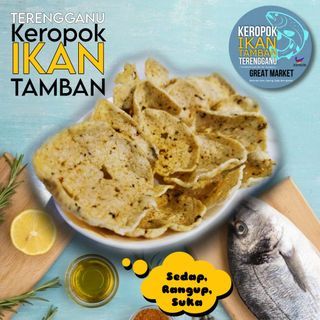 Hot Sale 100% Terengganu Keropok Ikan Temban
