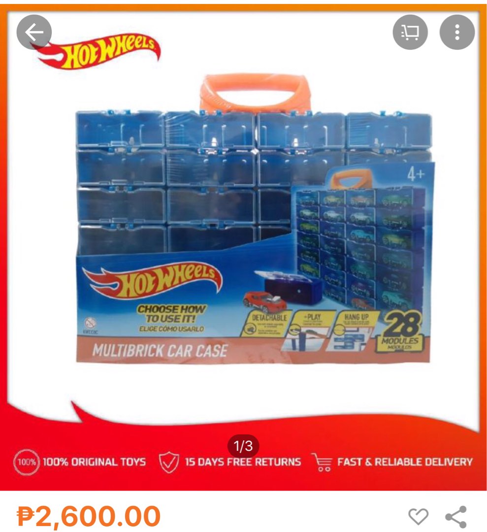 Hot wheels carry case, Hobbies & Toys, Toys & Games on Carousell