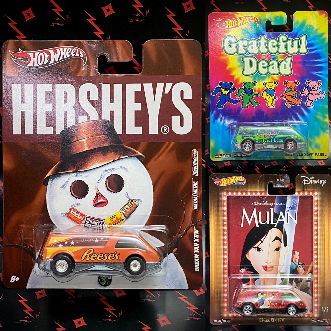 Hot Wheels Dream Wagon XGW Panel Hotwheels Hershey's Reese's