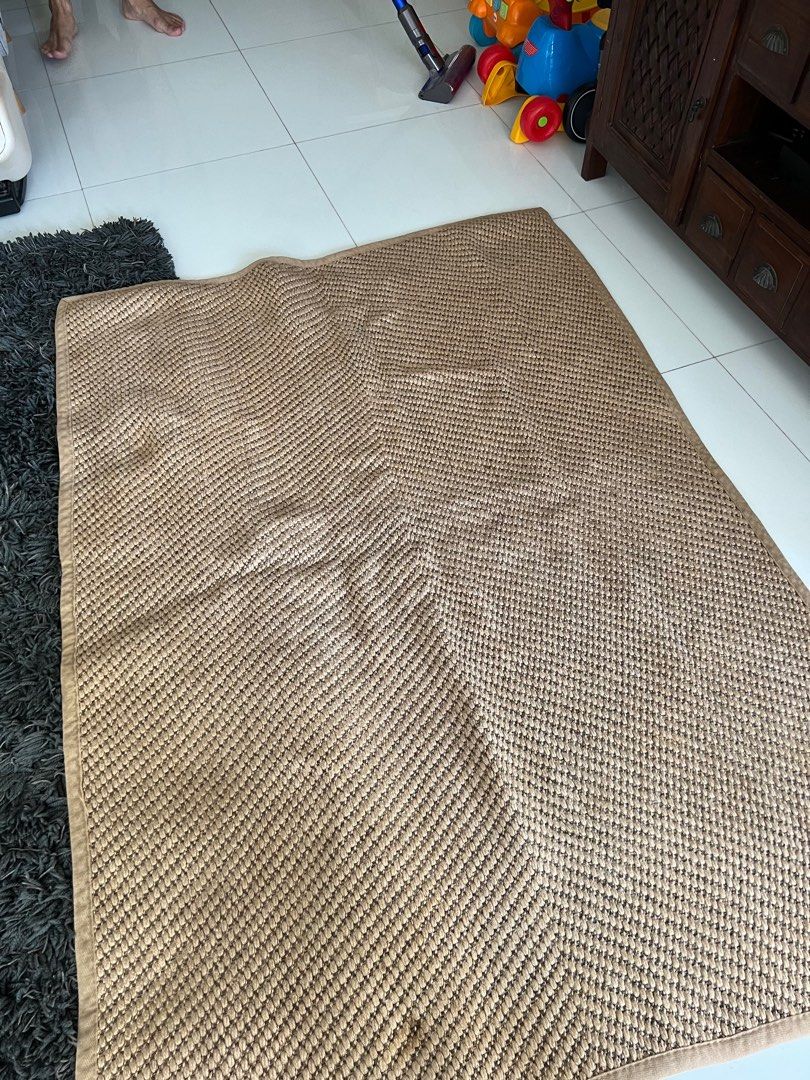 Ikea jute Rug, Furniture & Home Living, Home Decor, Carpets, Mats