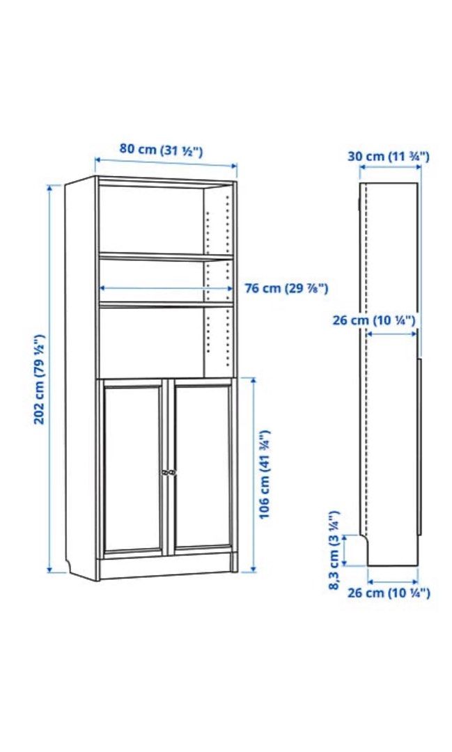Ikea kitchen ikea Billy bookcase Bookcase with doors Malm