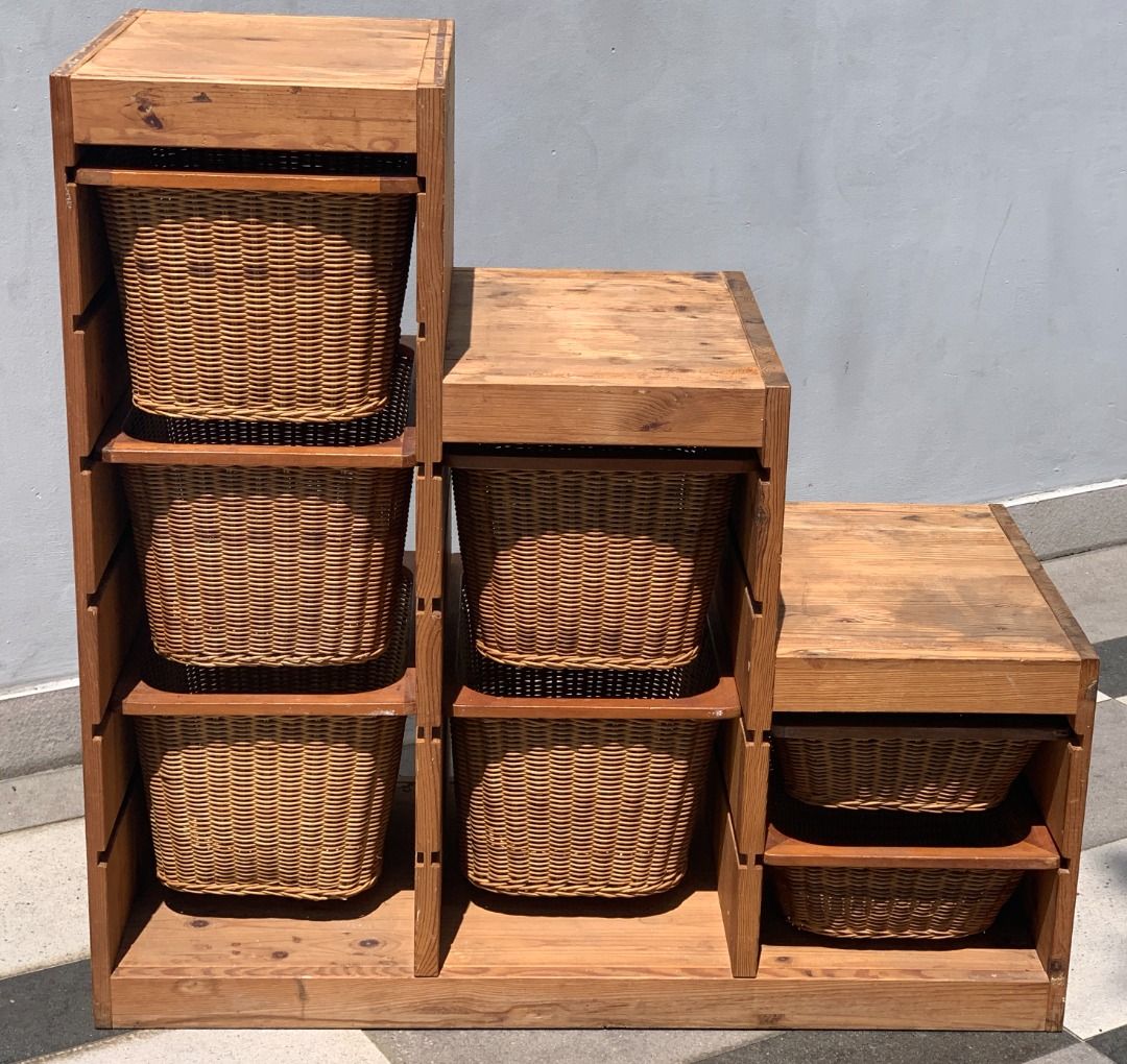 Trofast clearance wicker baskets