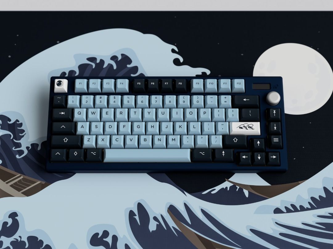 KAT Mizu Keycaps Set - Full Moon Alphas, Mods, Novelties
