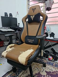 TOMAZ Troy Chair & Armor Gaming Table, Furniture & Home Living