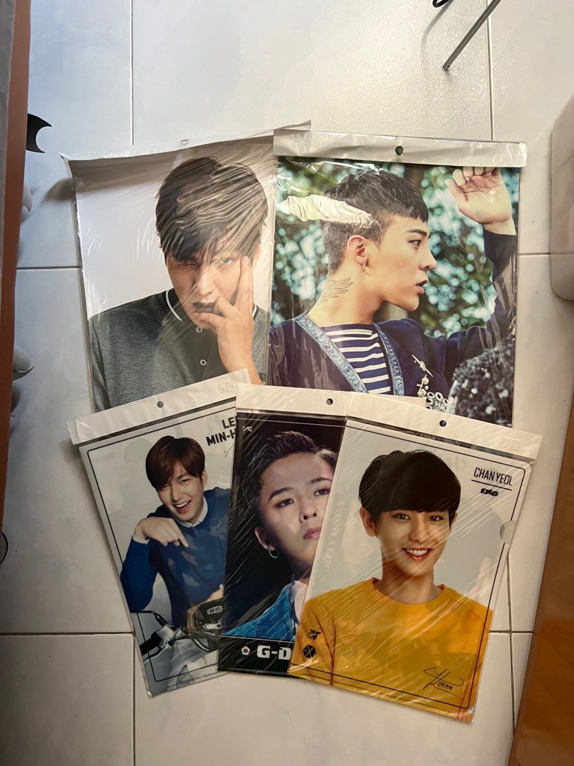 Kpop Poster Files Lee Min Ho Bigbang G Dragon Exo Chanyeol, Hobbies & Toys,  Memorabilia & Collectibles, K-Wave On Carousell