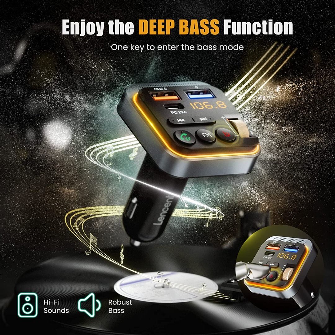 Lencent on sale fm transmitter