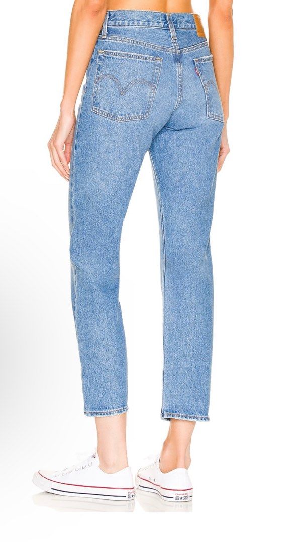Wedgie high waist 2025 crop straight leg jeans