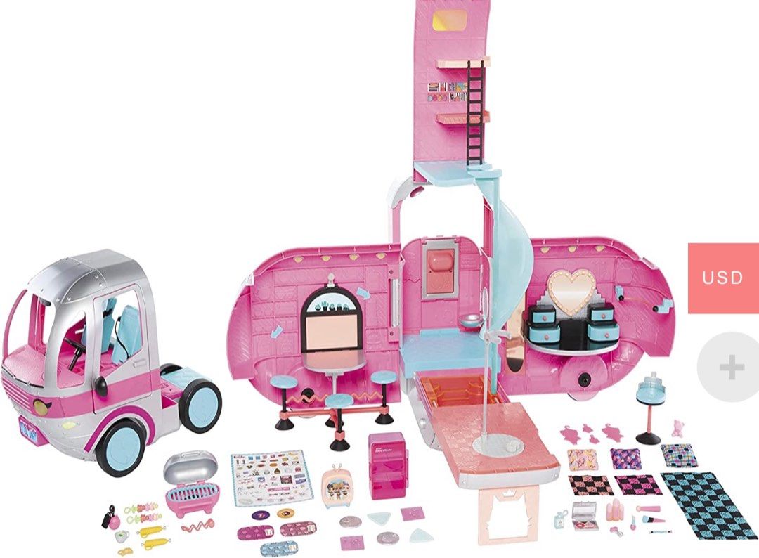 L.O.L. Surprise! OMG Glamper Fashion Camper with 55+ Surprises Fully