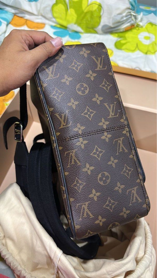 Louis Vuitton josh bagpack monogram macassar, Luxury, Bags