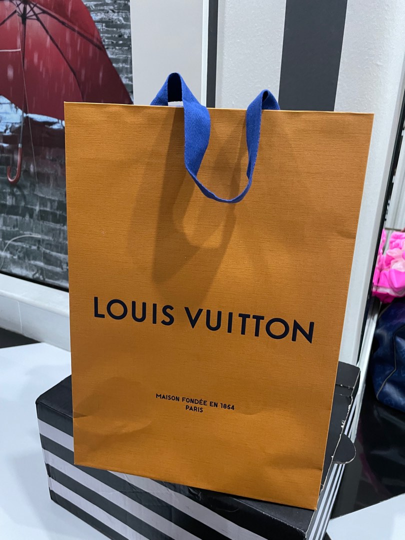 Louis Vuitton paper Bag Auth on Carousell