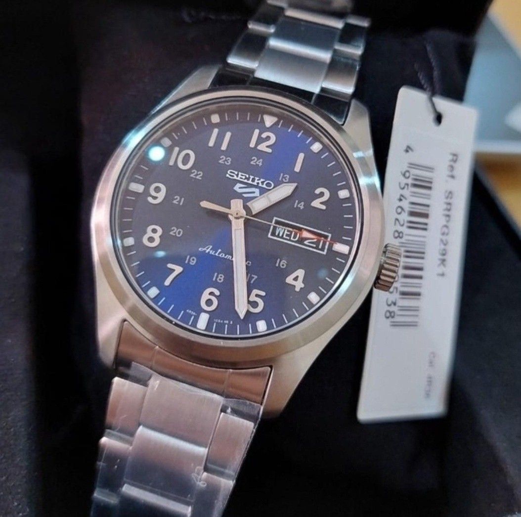 Lowest Price Seiko 5 Sports SRPG29 Men s Unisex Automatic Blue