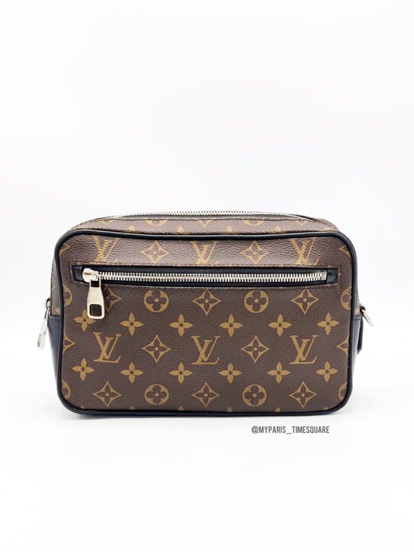 Louis Vuitton Monogram Macassar Kasai Clutch