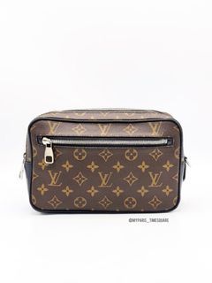 Louis Vuitton M42838 Monogram Canvas Pochette Kasai Macassar