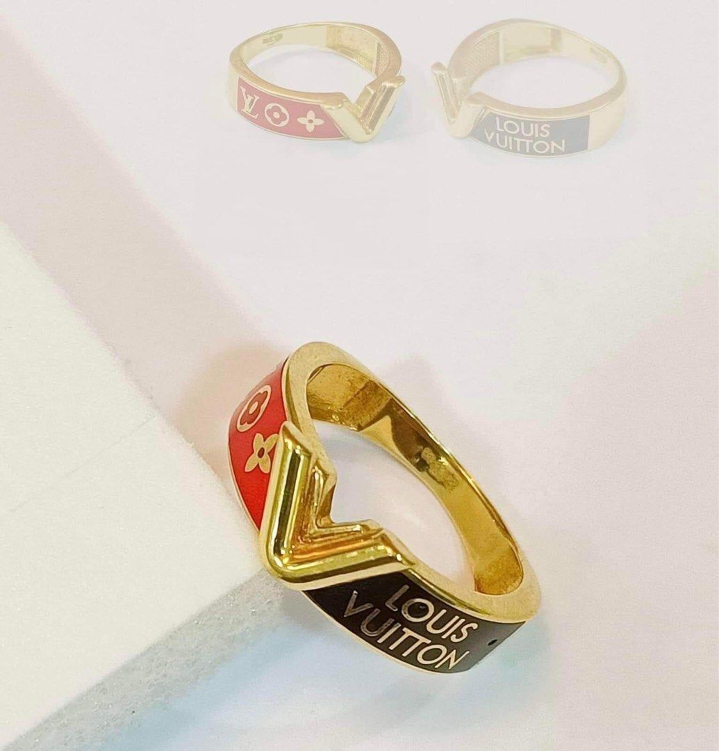 LOUIS VUITTON Two-tone Ring, Women's Fashion, Jewelry & Organizers, Rings  on Carousell