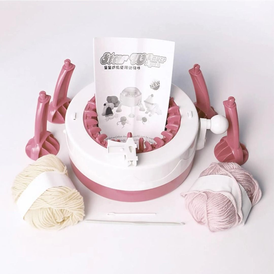 Magic Loop Loom Knitting Machine Yarn Crochet Machine Toy, Hobbies ...