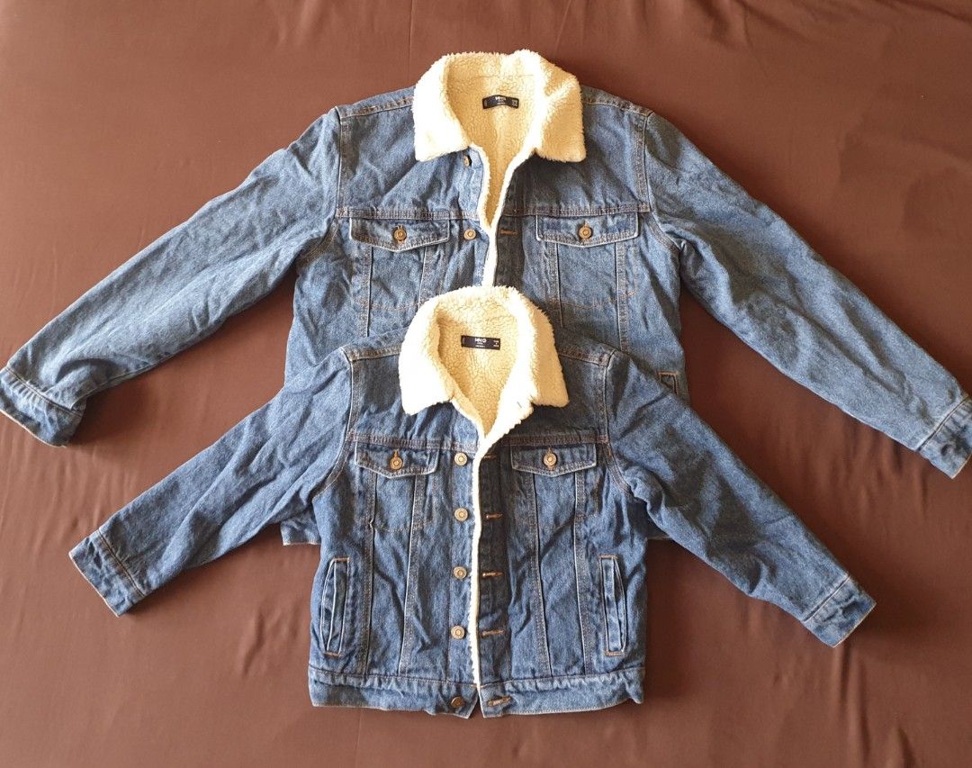 Mango Kids Teens Faux Shearling-Lined Denim Jacket (Category: Babies & Kids Fashion) located in Bantay. Submitted by gigglesph (Listing ID 1231369839, Image 2). Description: Mango Kids Faux Shearling-Lined Denim Jacket Never worn 8 years old 13-14 years old ( small).