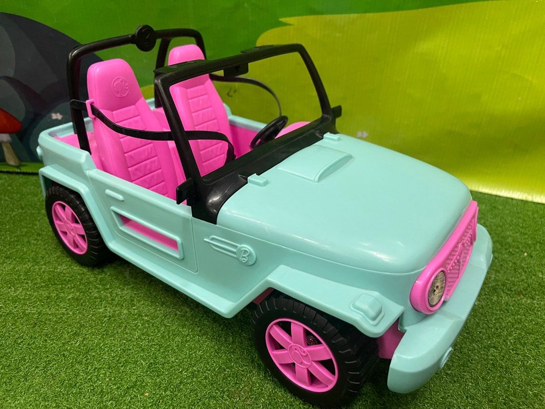 Mattel barbie hotsell jeep