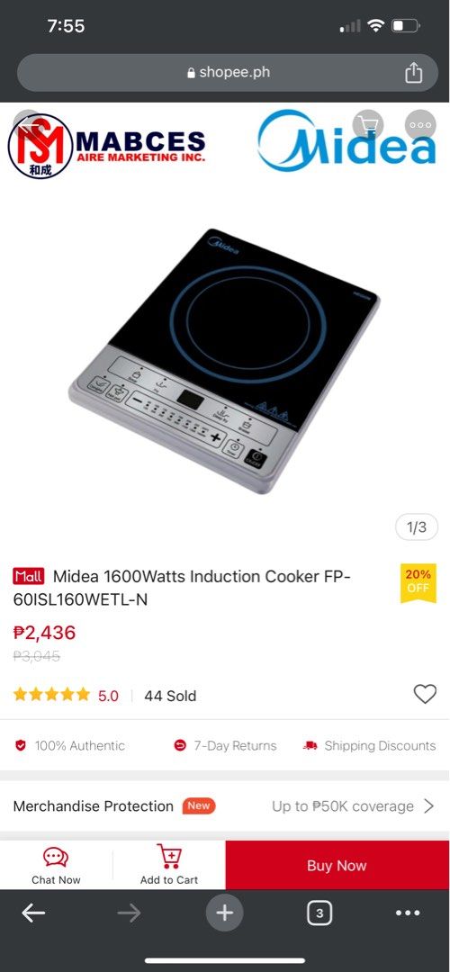 Midea Induction Cooker on Carousell
