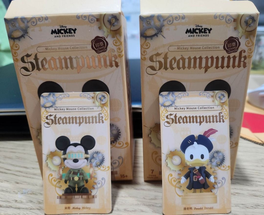 Miniso Mickey Steampunk blind box - Mickey Mouse & Donald Duck, Hobbies ...
