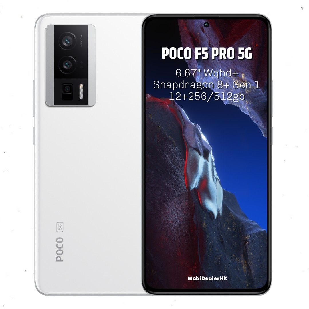 全新(New) • Poco F5 Pro 5G《6.67” AMOLED, 12+256/512Gb, 16+64/8