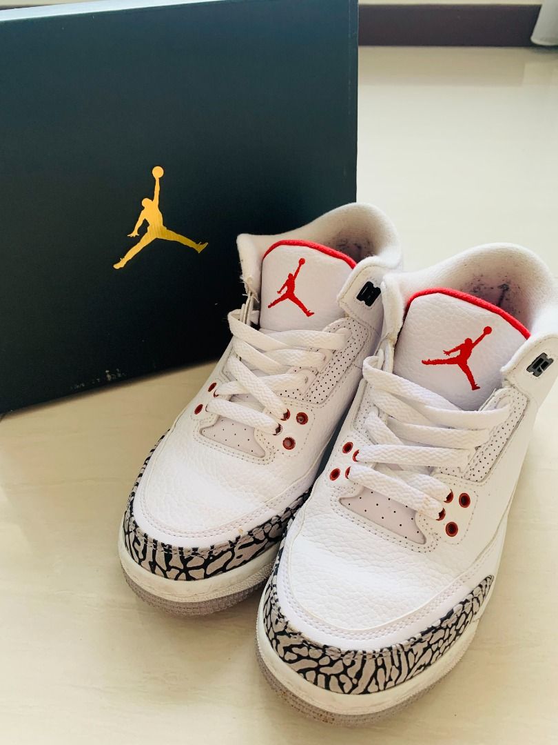 Nike Air Jordan 3 Retro UK 4 Women s Fashion Footwear