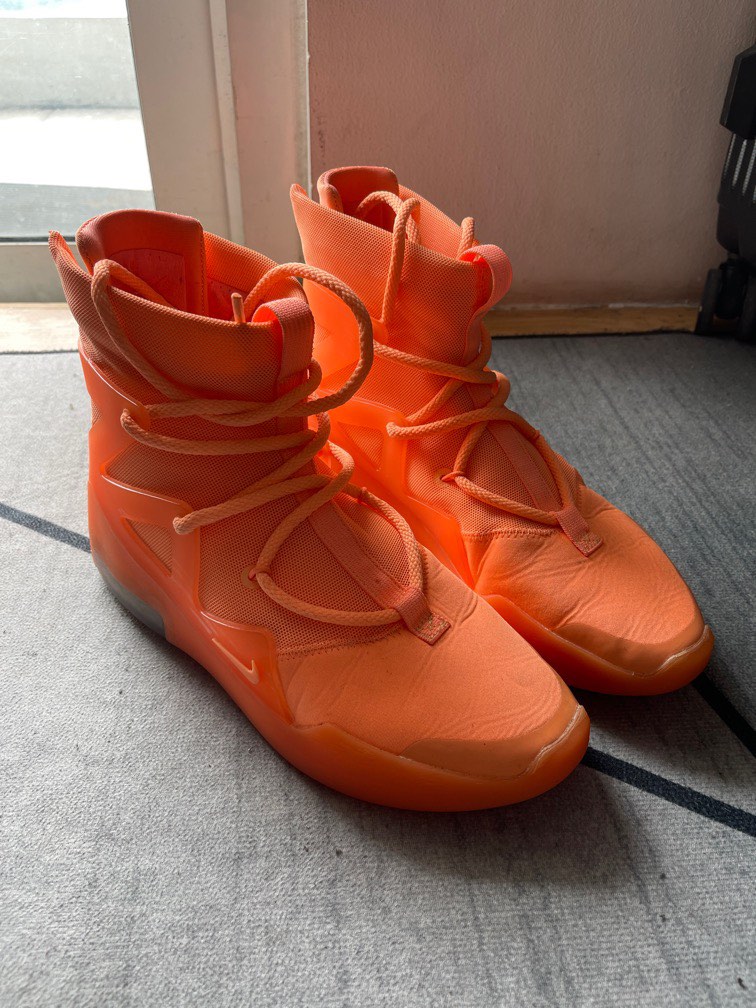 Nike Air Fear Of God 1 Orange Pulse Men s Fashion Footwear