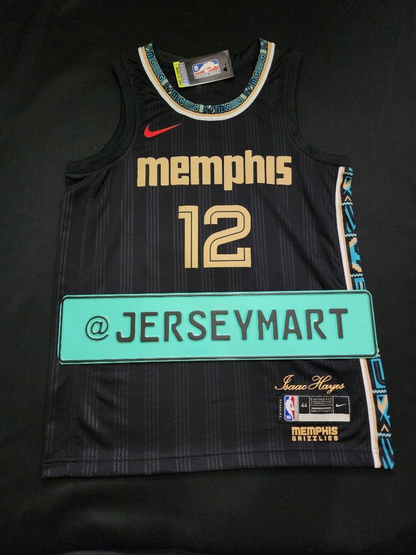 Men's Memphis Grizzlies Ja Morant Nike Black 2020/21 Swingman Player Jersey  - City Edition