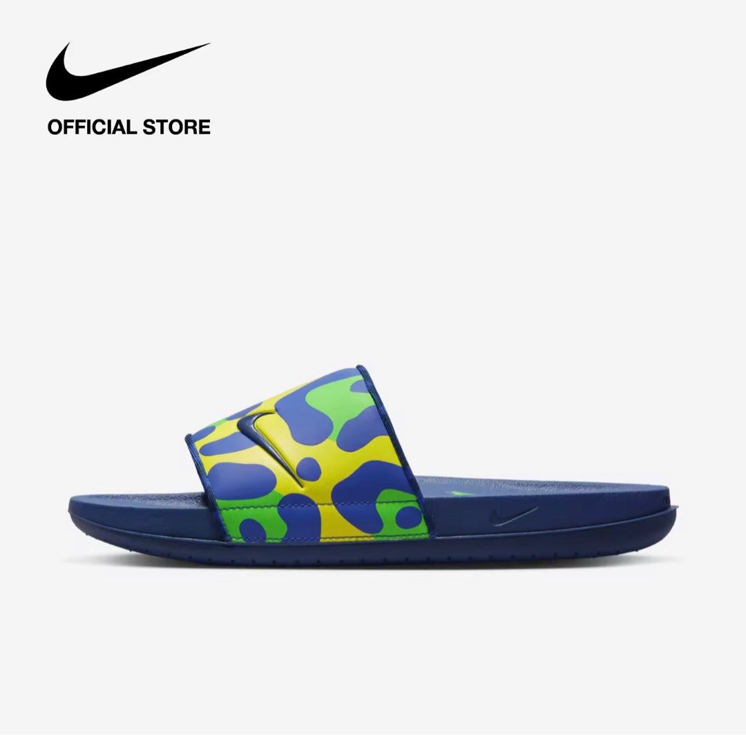 yellow nike sandals