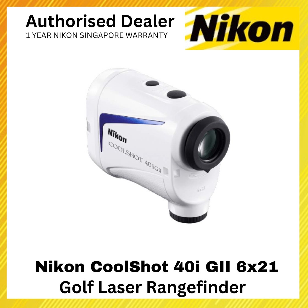 Nikon CoolShot i GII 6x Golf Laser Rangefinder, Sports
