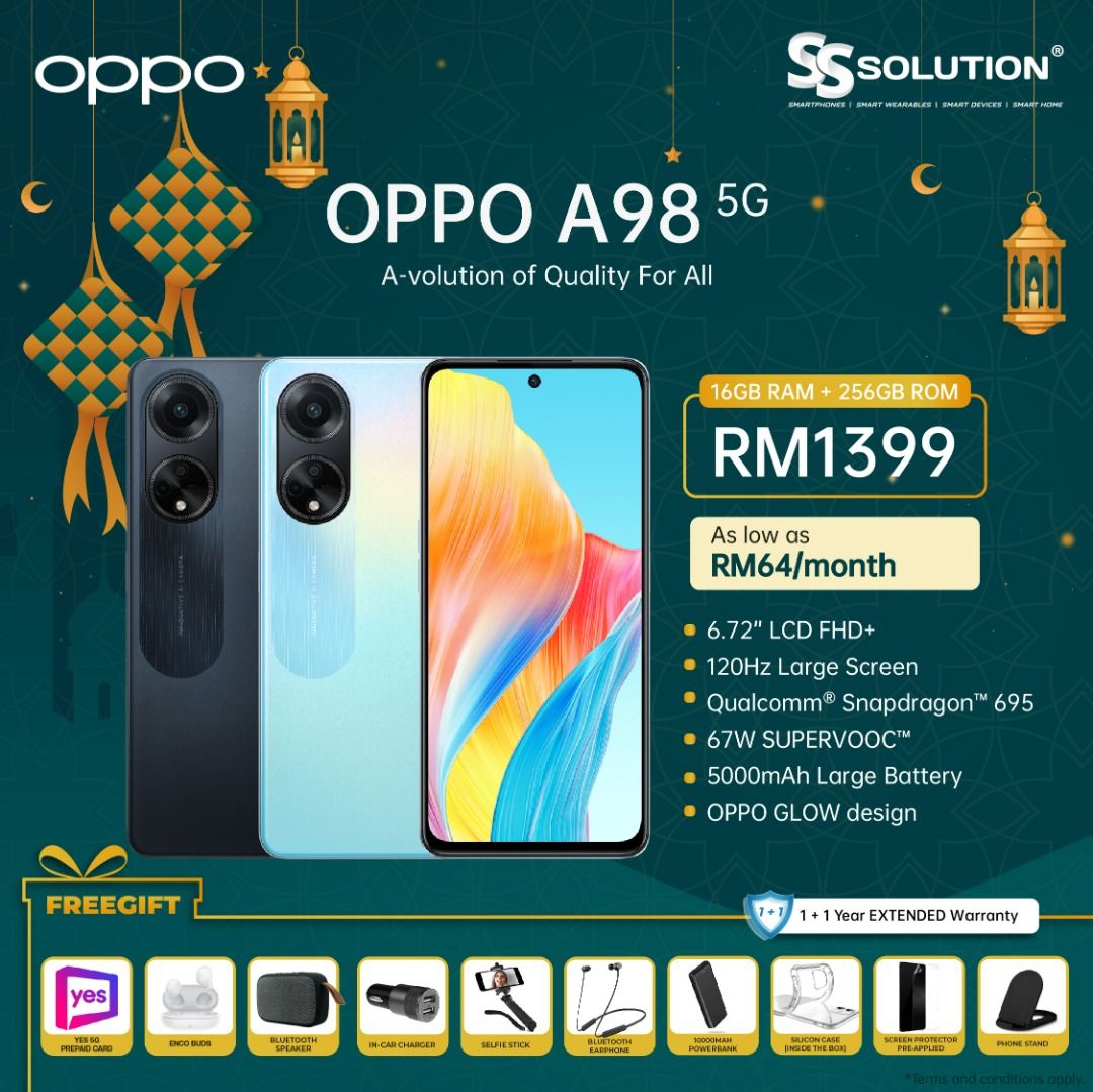 Oppo A98 5G is launched in Malaysia